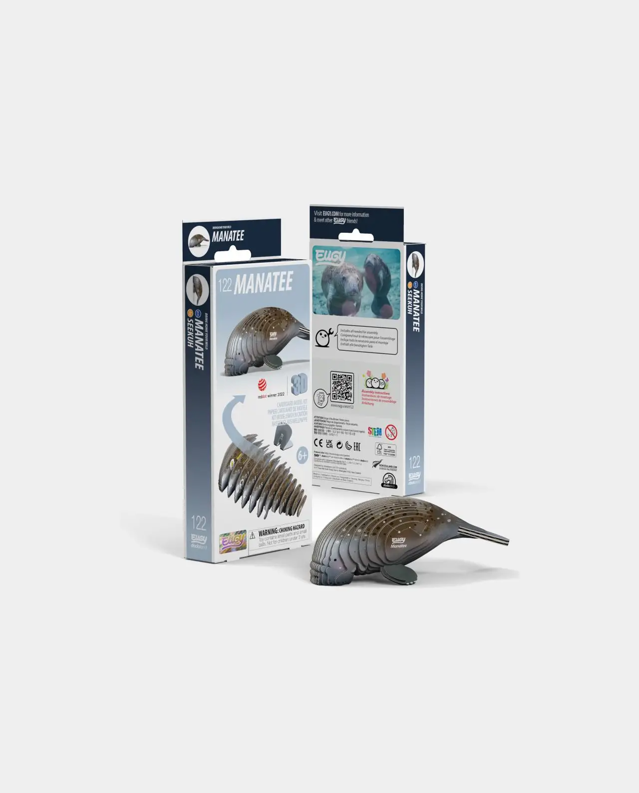 Eugy Manatee 122 Puzzle 3D