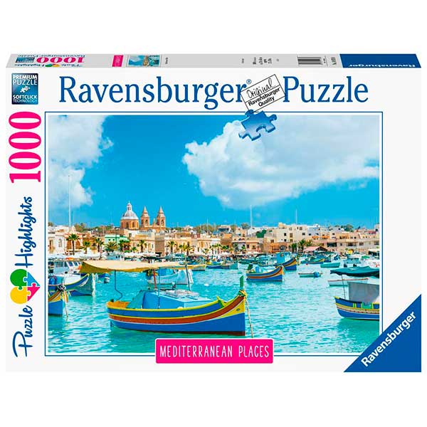 Puzzle 1000p Malta Mediterráneo