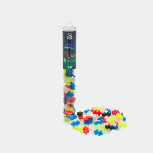 Plus Plus Tubo brilla en la oscuridad 100 Piezas