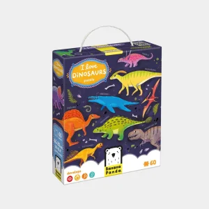 Puzzle I love Dinosaurs 60 pzs – Banana Panda