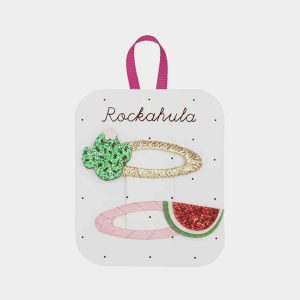 2 Ganchos Glitter Cactus and Watermelon Rockahula Kids