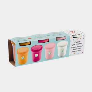 4 Botes Plastilina Sweet Djeco