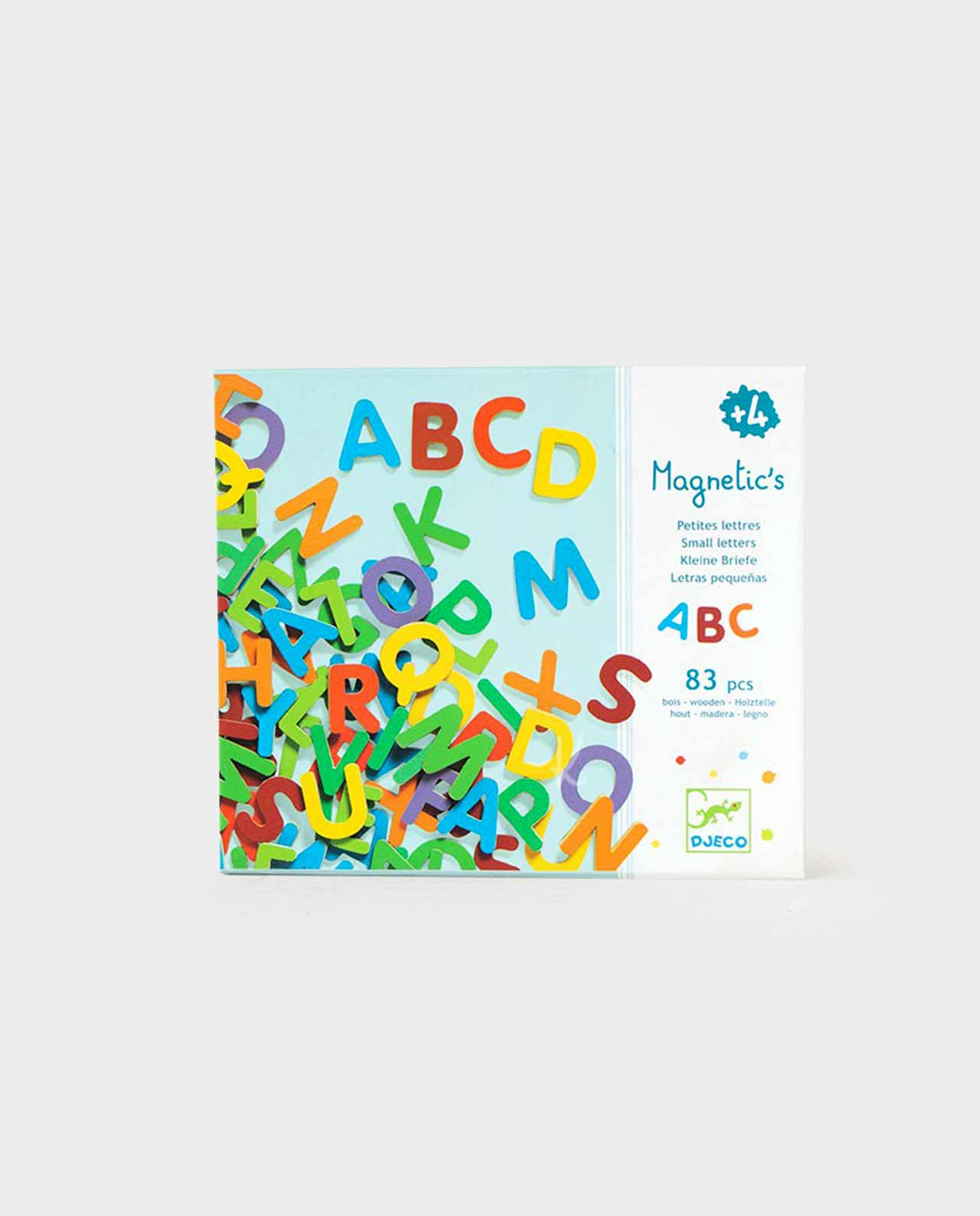 83 Letras Magnéticas Pequeñas
