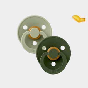 Chupetes Bibs Sage y Hunter Green Anatomical