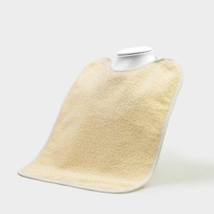 Babero con goma Amarillo Pálido