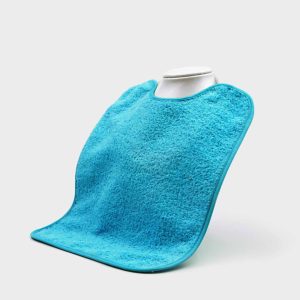 Babero con goma Azul Intenso