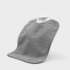 Babero con goma Gris Intenso