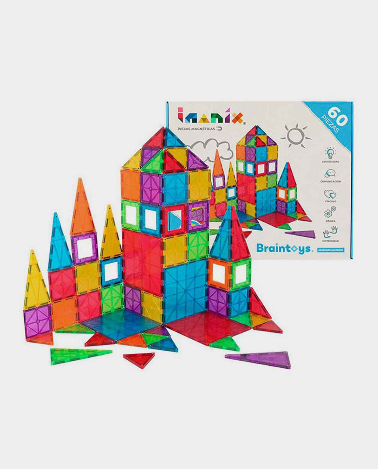 Braintoys Imanix 60 piezas