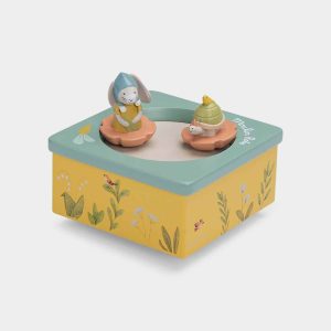 Caja de Musica Trois Petits Lapins Moulin Roty