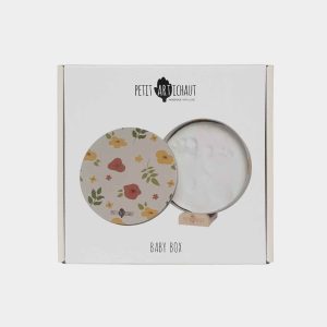 Caja Huella de Bebé Redonda Little Prairie