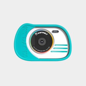 Camara Digital Impermeable Kidycam Cyan