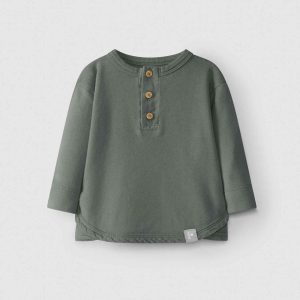 Camiseta Manga Azul Petroleo Snug