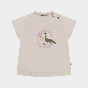 Camiseta Manga Corta Ivory Dino Baby Face
