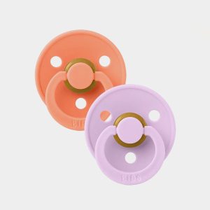 Pack Chupete BIBS Papaya – Violet Sky