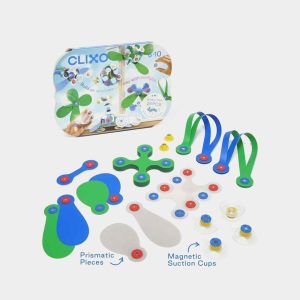 Clixo 24 Piezas Window Pack Azul y Verde