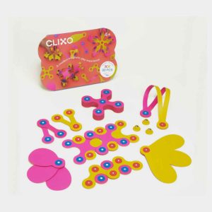 Pack Itsy Amarillo y Rosa 30 piezas Clixo