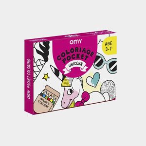 Coloring Pocket + Poster Lily OMY