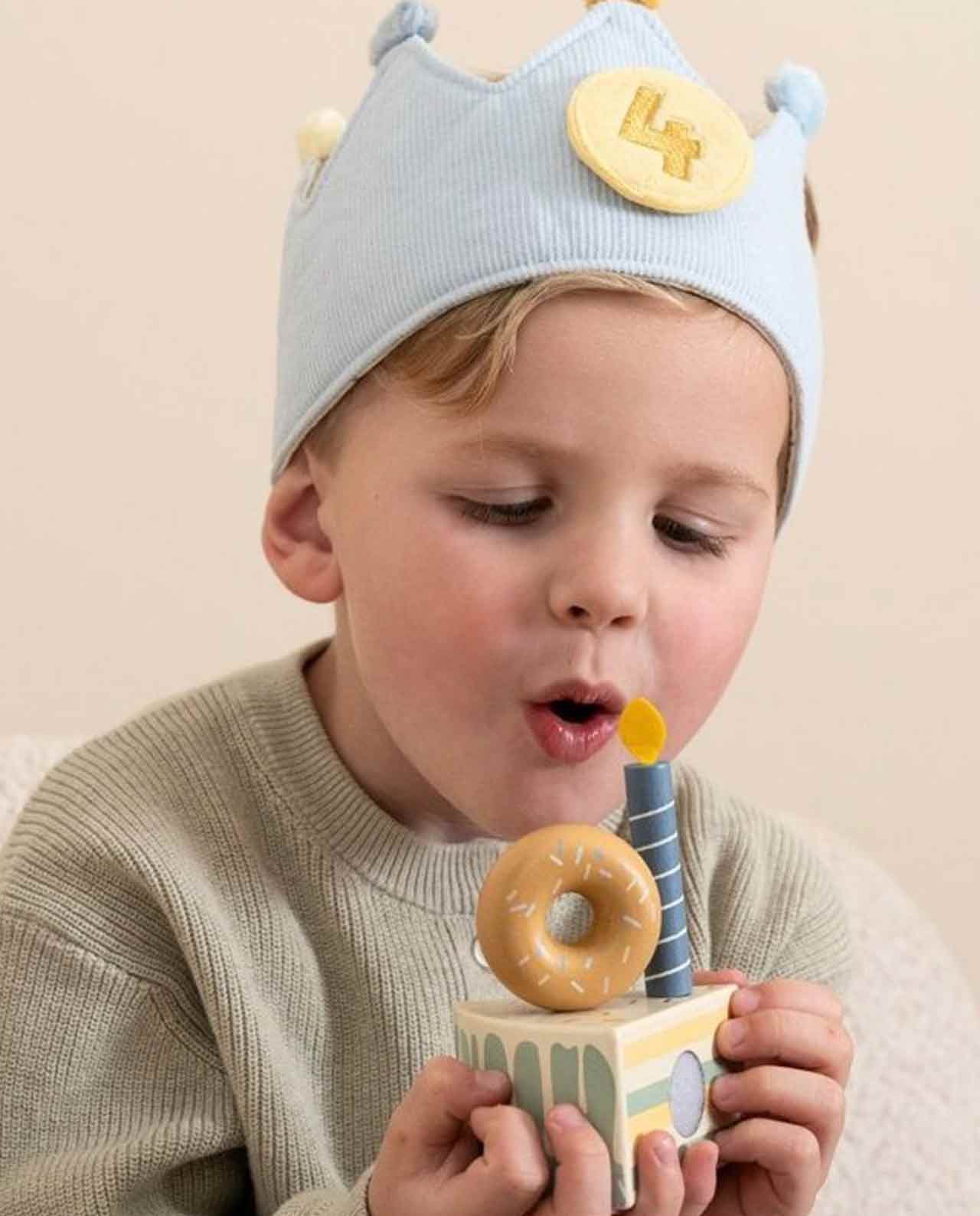 Corona de Cumpleaños Azul Little Dutch - Imagen 2