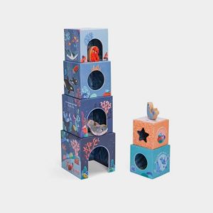 Cubos Apilables Aventuras de Paulie Moulin Roty