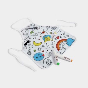 Delantal para colorear Hape