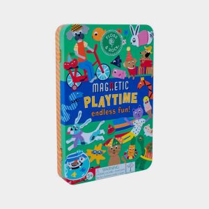 Estuche Metal Juego Magnético Macotas Floss and Rock