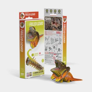 Eugy Frilled Lizard 108 Puzzle 3D
