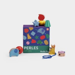 Juego de Cuentas de Madera Toupitis Moulin Roty