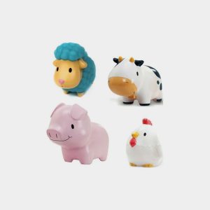 Juguete de Baño Animales Granja – 4 Unidades