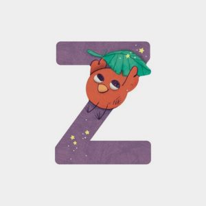 Letra Z Lila Moulin Roty