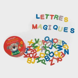 Letras Magnéticas Popipop de Cartón (54 unidades) Moulin Roty
