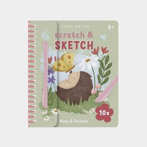 Libro de Rascar Rosa & Friends Little Dutch