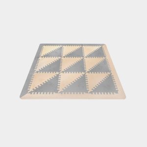 Alfombra Beige/Gris Babymats Plaginsa