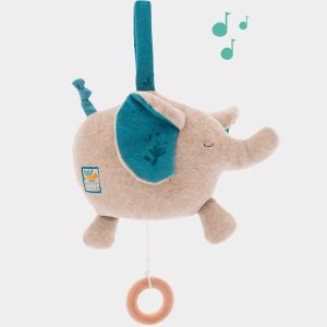 Muñeco Musical Elefante Baobab Moulin Roty