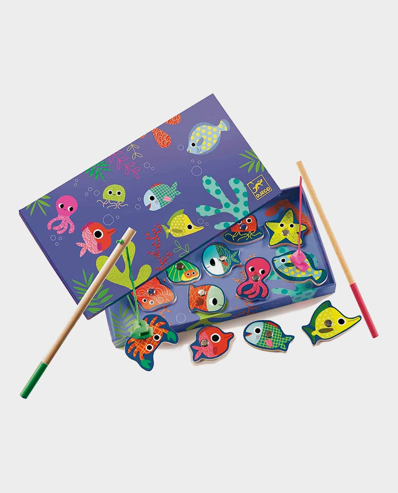 Pesca Imantada Coloreada Djeco