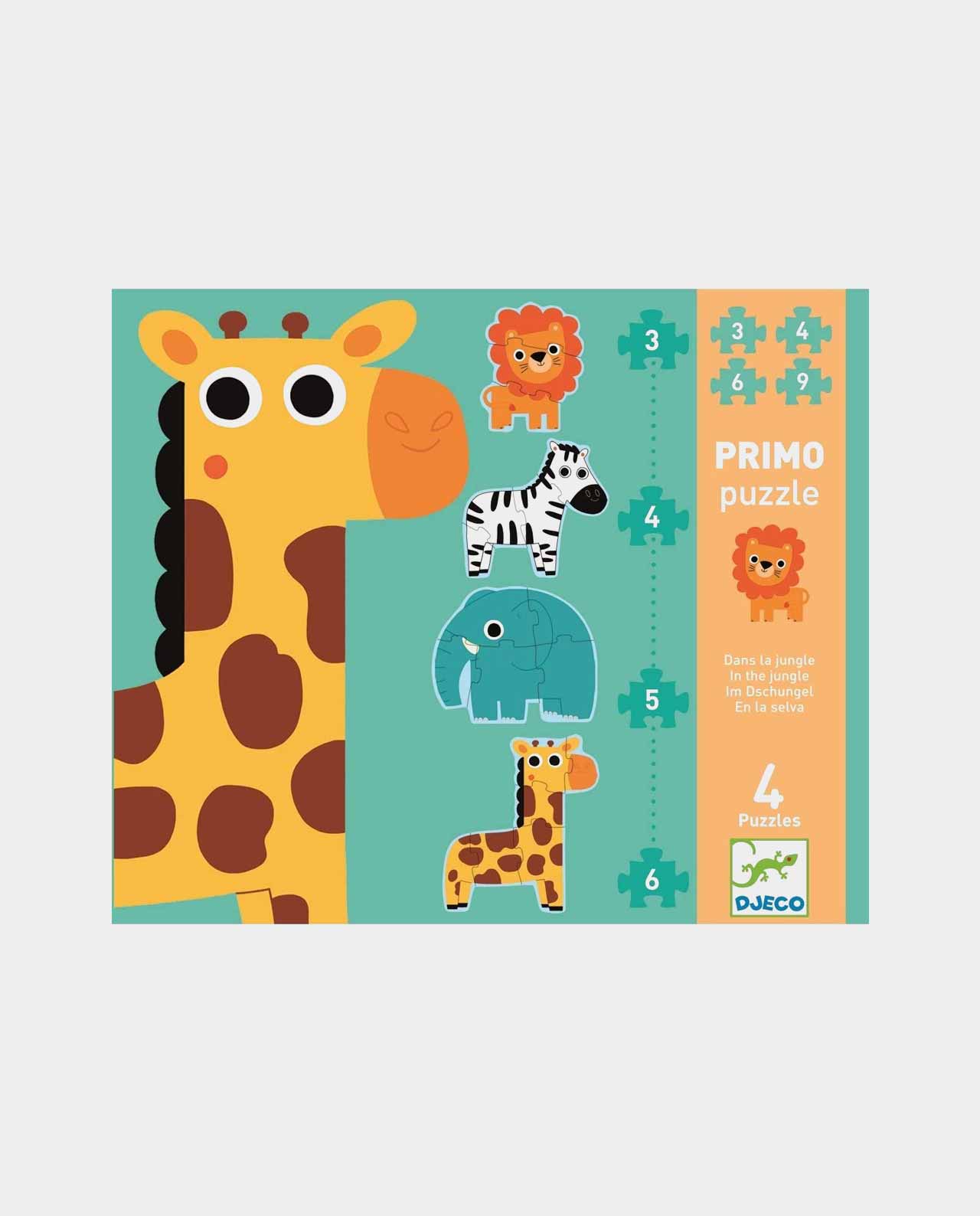 Primo Puzzle en la Selva Djeco