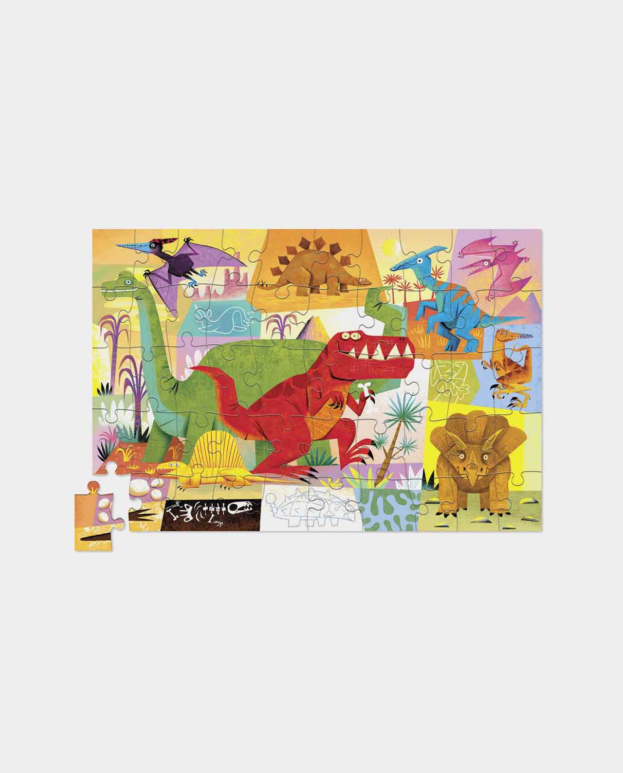Puzzle Dino World 50 Piezas Crocodile Creek - Imagen 2