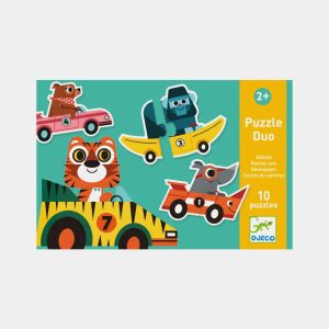 Puzzle Duo Coche de Carreras Djeco