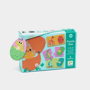 Puzzle Duo Huevos Divertidos Djeco