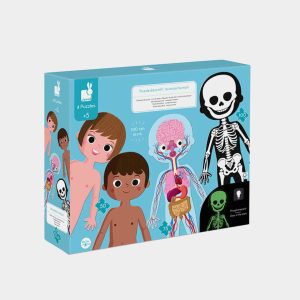 Puzzle Educativo Cuerpo Humano 50, 75 y 100 pcs JANOD