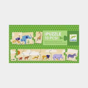 Puzzle Pequeños y Grandes 10 Piezas Djeco