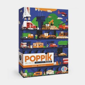 Puzzle Poppik 280 piezas Vehiculos