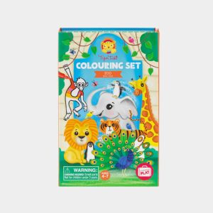 Set Colorear Zoo Tiger Tribe