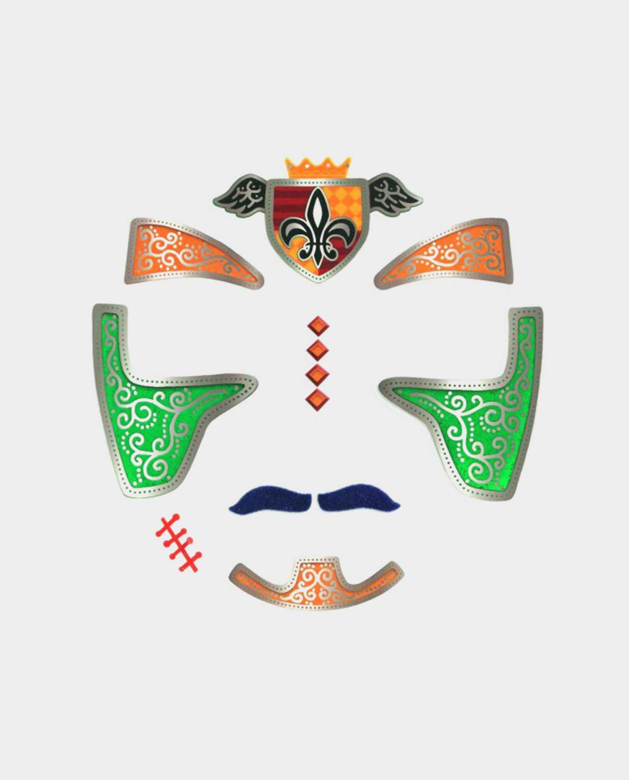 Pegatinas para la cara Caballero Djeco - Imagen 2