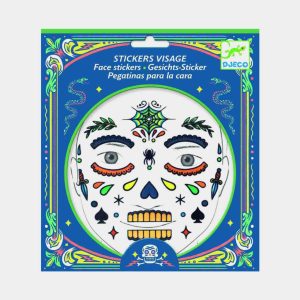 Pegatinas para la cara Calavera Djeco