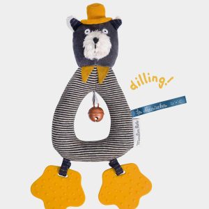 Sonajero Anilla Gris Alphonse Moustaches Moulin Roty