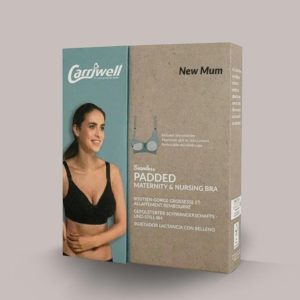 Sujetador Lactancia con Relleno Negro Carriwell