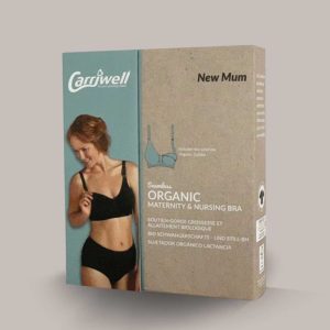 Sujetador Orgánico Lactancia Negro Carriwell