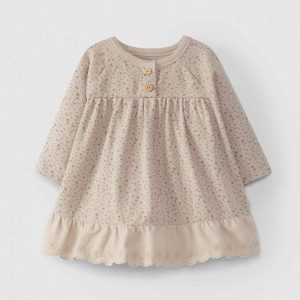 Vestido Flor Nude Snug