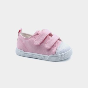 Zapatillas Lona Baby Rosa – Crio’s Blanditos