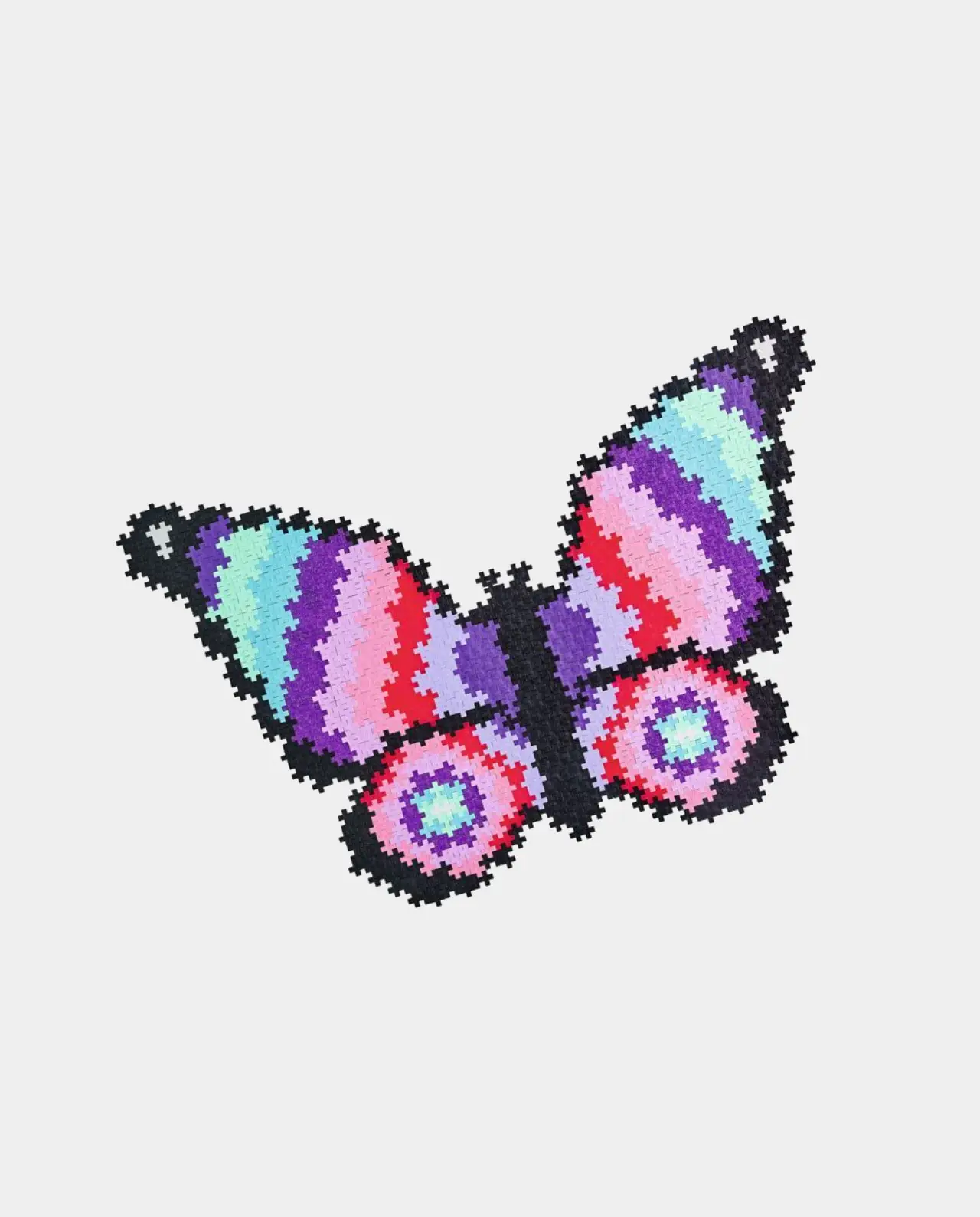 Plus Plus Puzzle by Number Mariposa - Imagen 2